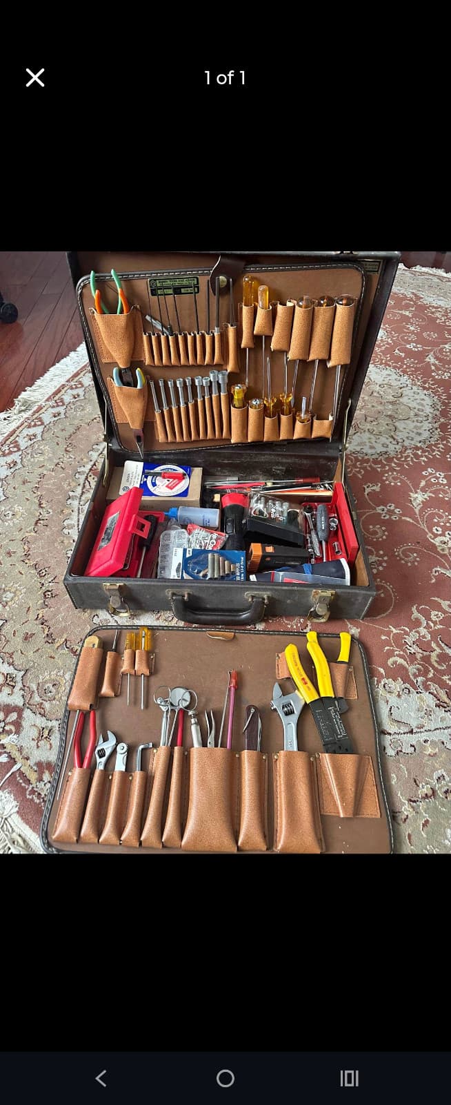 Vintage 1980 Jensen Tools & Alloys JTK-17MM Field Engineer Tool Kit w/ Case, Too