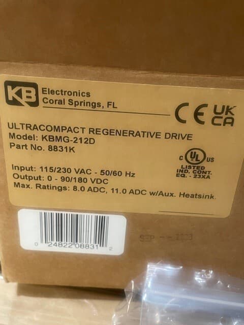 KB Electronics KBMG-212D 8831K Ultracompact Regenerative Drive (8831)