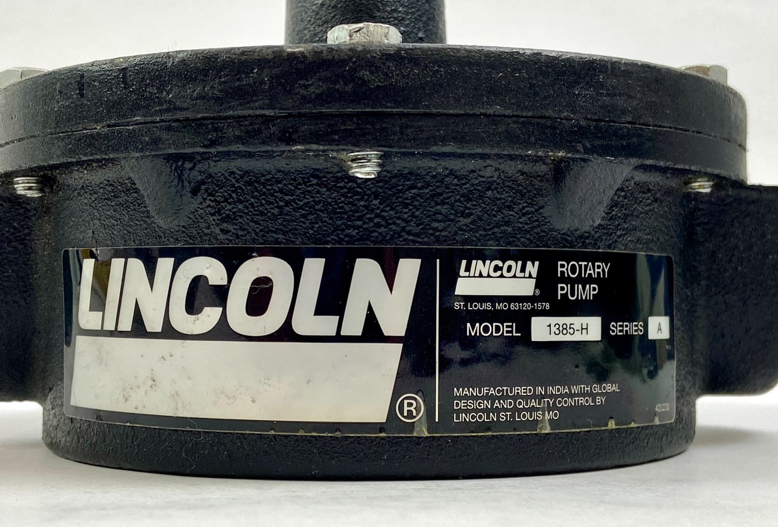 Lincoln 1385-H Series A Rotary Pump Base Only 2