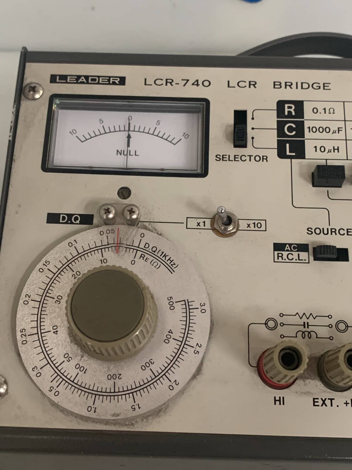 LEADER LCR BRIDGE #LCR-740 2
