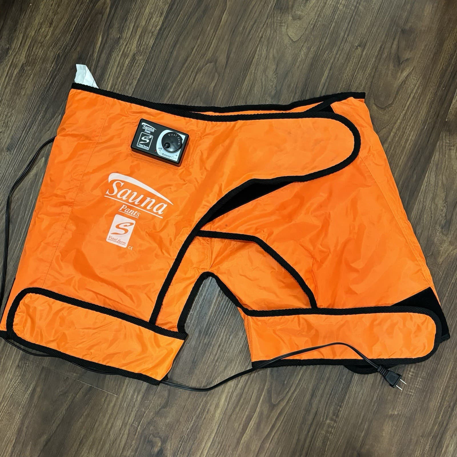 Vital Form Orange Adjustable Fit & Temp Dial Adult Weight Loss Sauna Pants