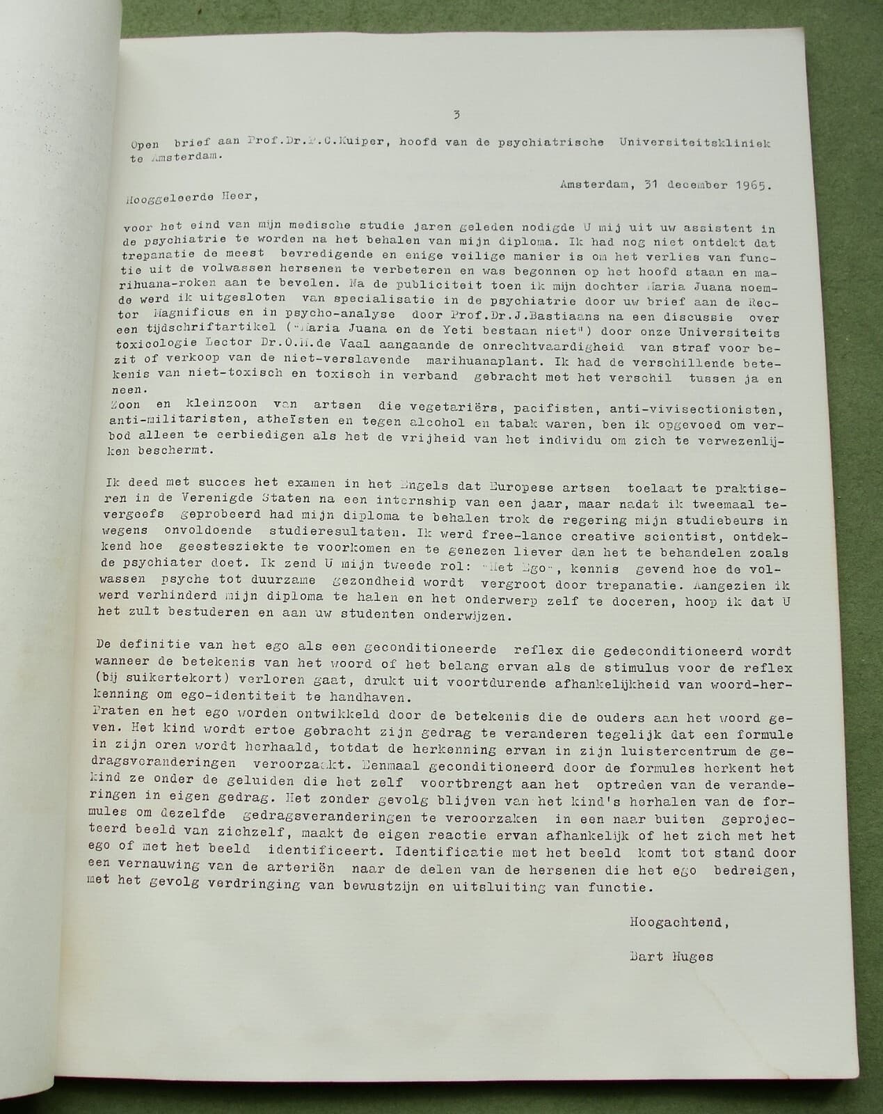 PROVO 1968: Bart HUGES: Suikergoed & Marsepein;  trepanation, LSD, Timothy Leary 4