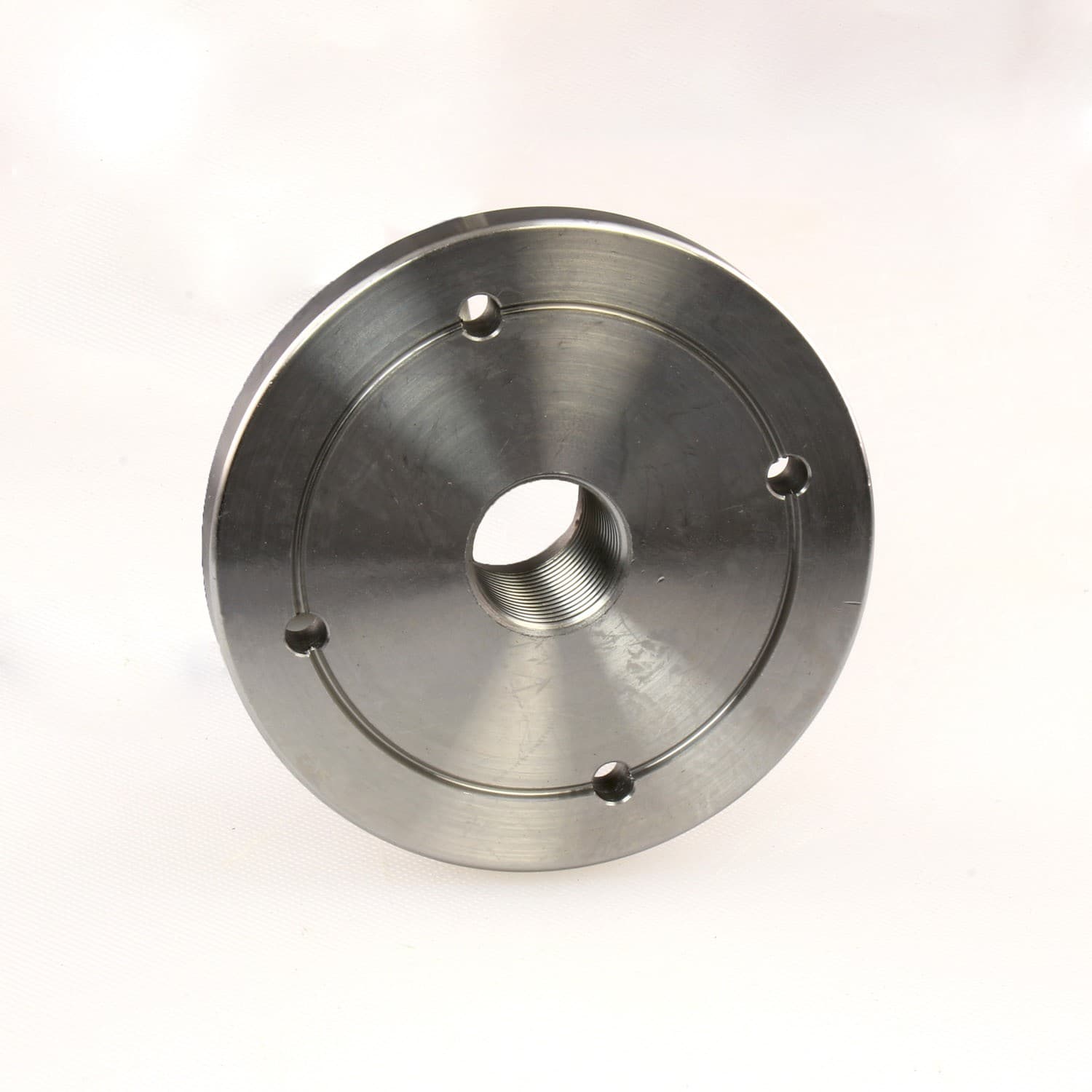 3" Steel Lathe Faceplate, 3/4" x 16TPI, Hurricane Turning Tools 4