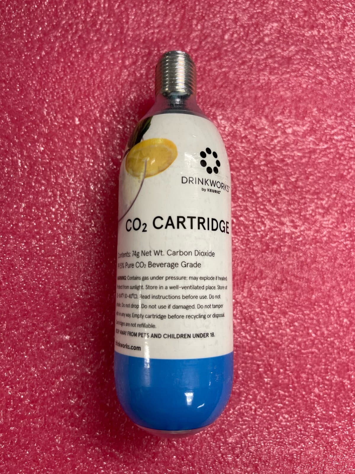 Lot of 4 Drinkworks by Keurig CO2 Replacement Cartridges 74g 2