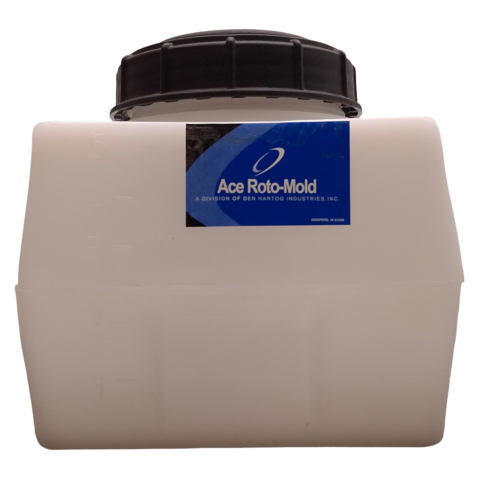 Ace Roto-Mold SP0005-RT Rectangle Tank-Flat Bottom 5gal Capacity, ø5" Lid 4