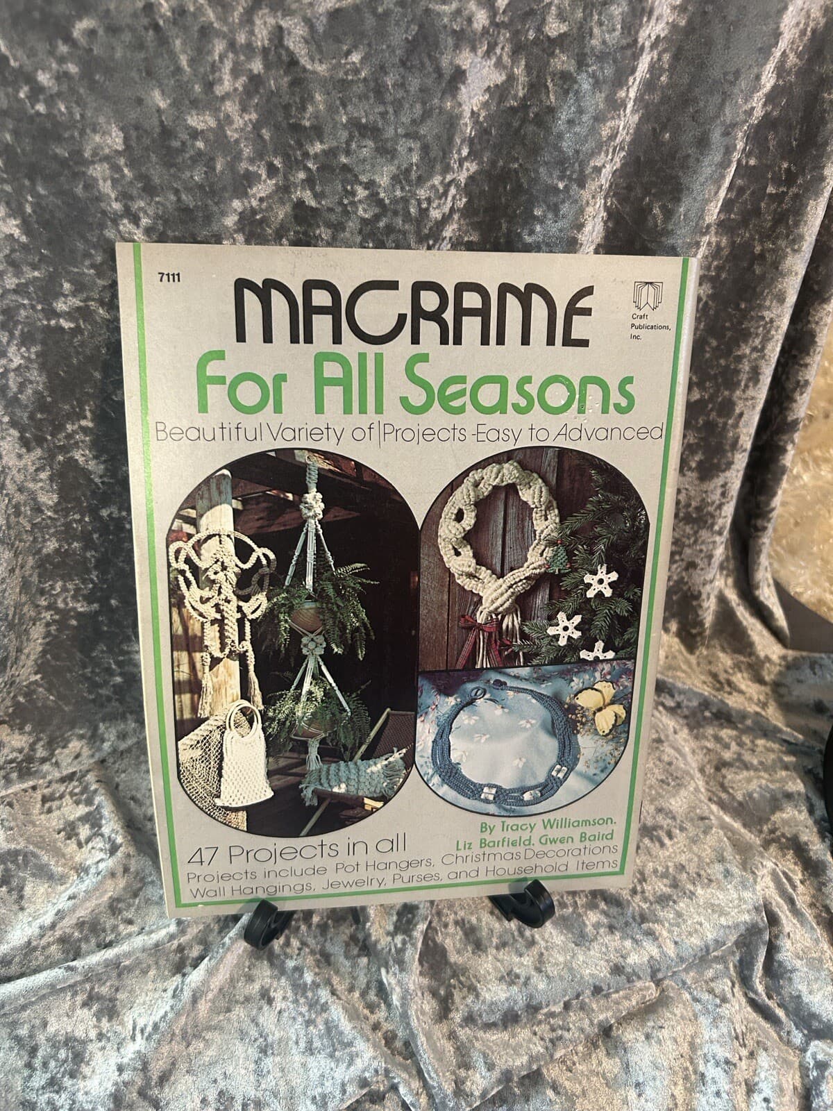 MACRAME FOR ALL SEASONS BOOK Volume I and II 7111 7240 w FREE Macrame Elegance 2