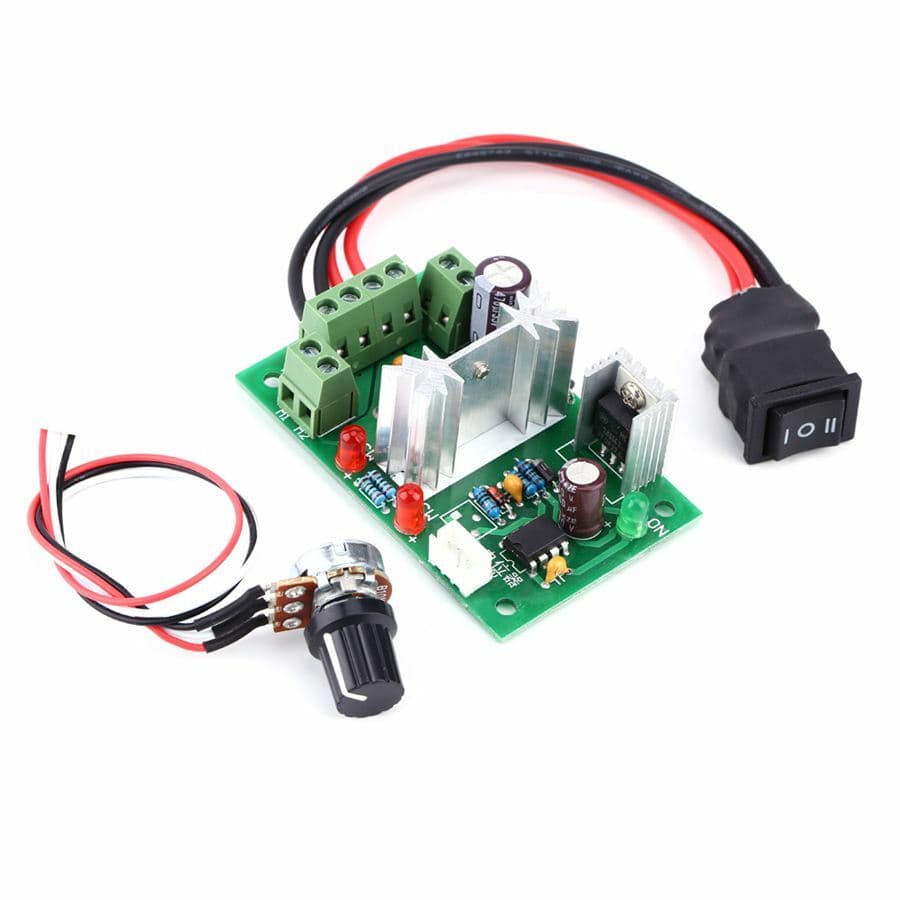 6V 12V 24V PWM DC Motor Speed Controller Reversible Switch Adjustable Governor 2