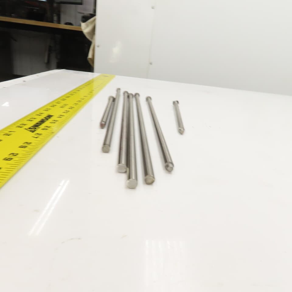 PCS DNP21T Tangent D-Head Ejector Pin Nitrided 5/16" Dia. Misc. Lengths Lot Of 7 4