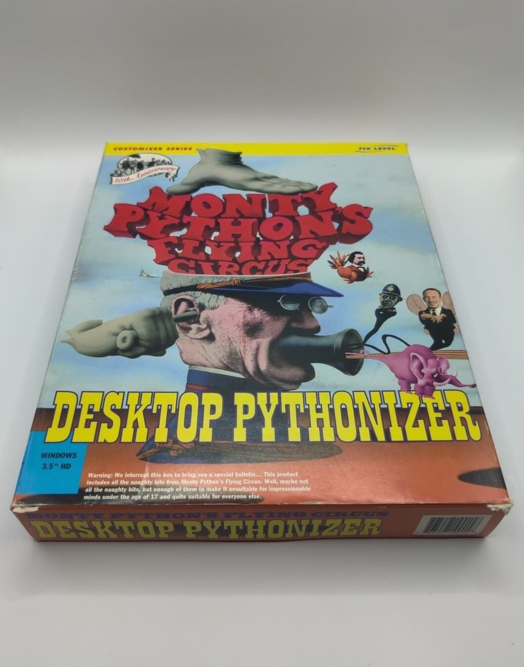 Monty Pythons Flying Circus  Desktop Pythonizer PC 3.5'' Big Box Vtg Software  4