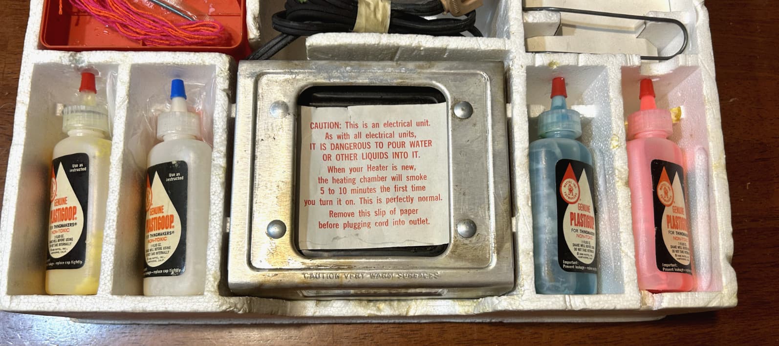 Vintage Mattel THINGMAKER MINI DRAGONS - COMPLETE  W/GOOP & WORKING! 3