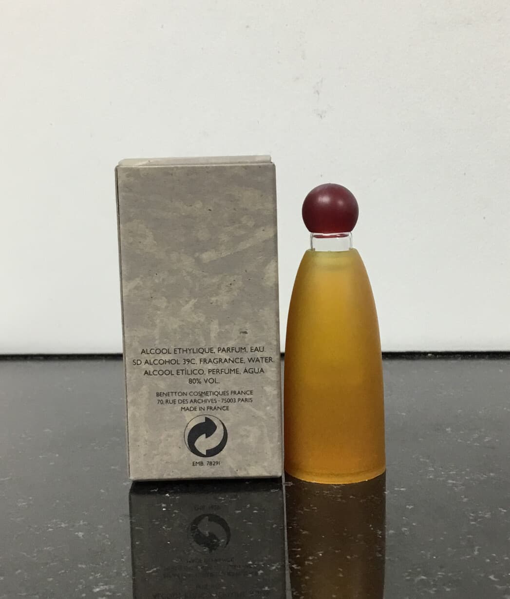 RARE Mini Parfum TRIBU * Benetton EDT 4ml/0,13Fl oz NIB 2