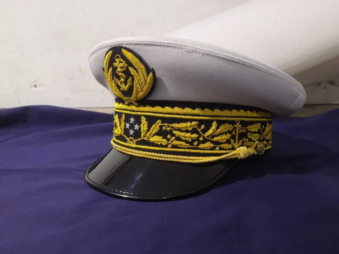 FRENCH CAP HAT KEPI - French Navy Admiral General Hats - French CUSTOM Hats 2