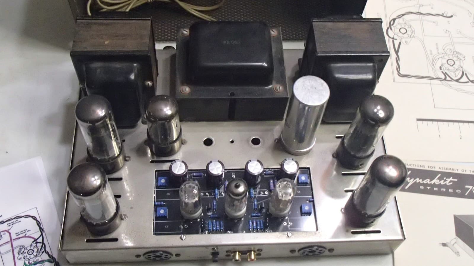 DYNACO DYNAKIT STEREO 70 TUBE AMPLIFIER ST-70 UPGRADE/Serviced 2