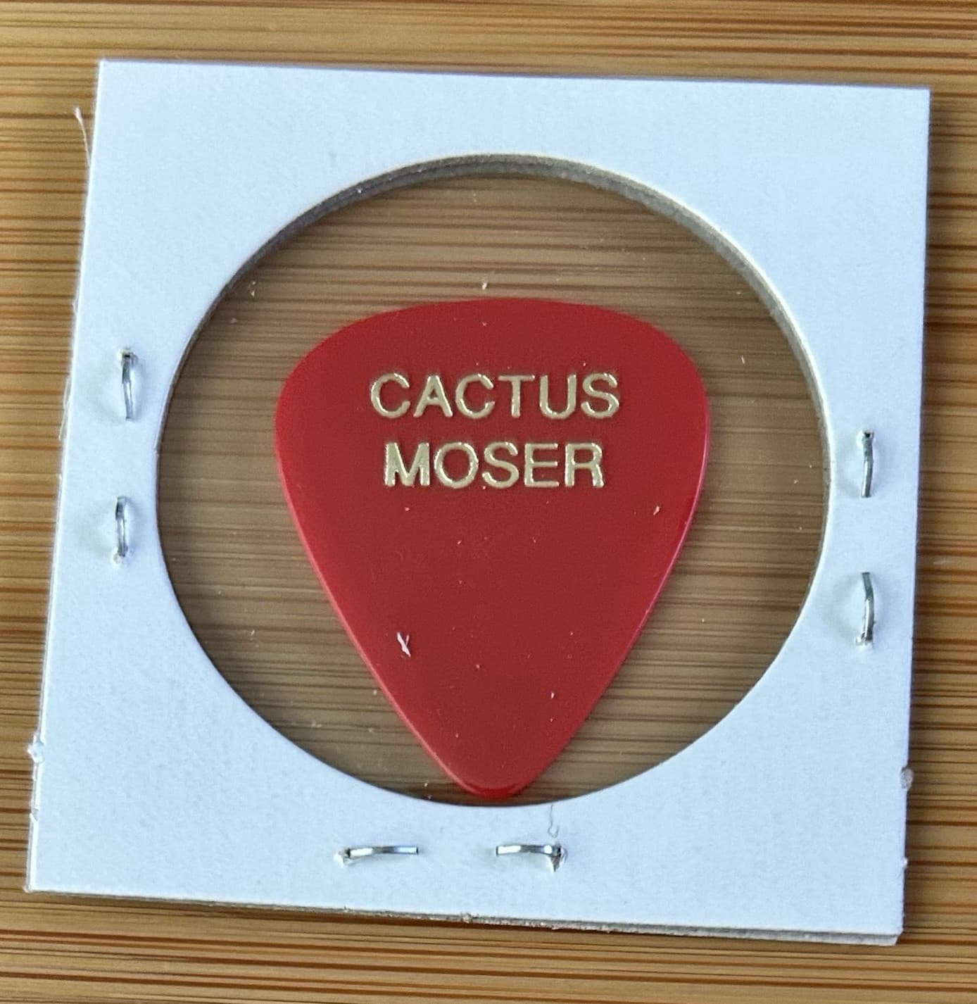 Highway 101 -  Cactus Moser Tour Guitar Pick 2