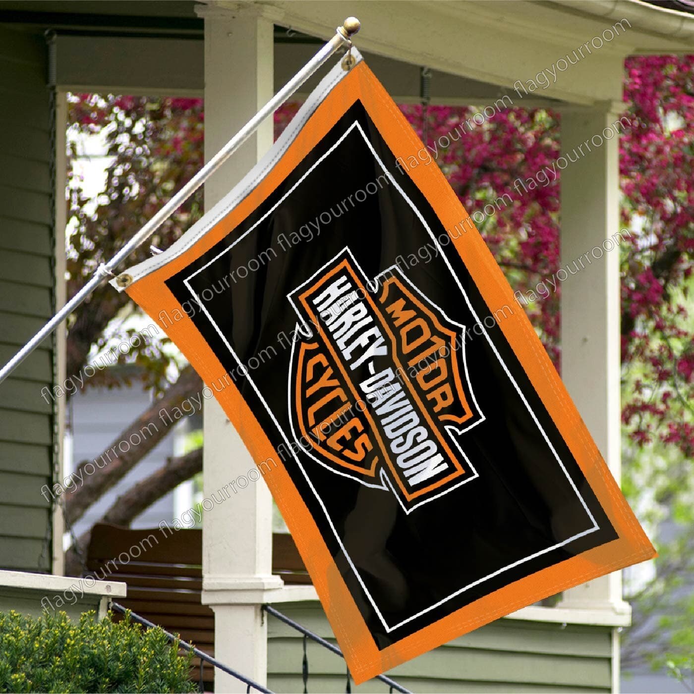 Harley Davidson Flag 3x5 ft HD Banner Logo Garage Wall Sign FREE Shipping 3