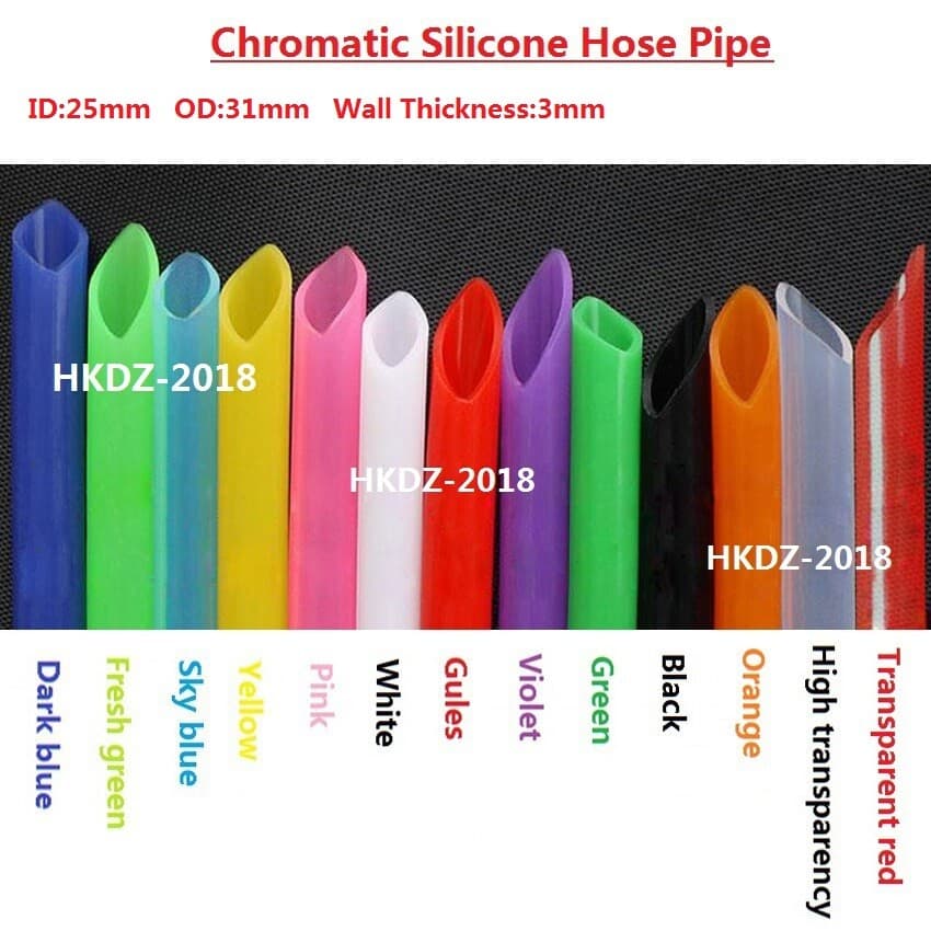 Food Grade Silicone Tube Flexible Tubing High Temp Hose ID: 1-25mm OD: 3-31mm 3