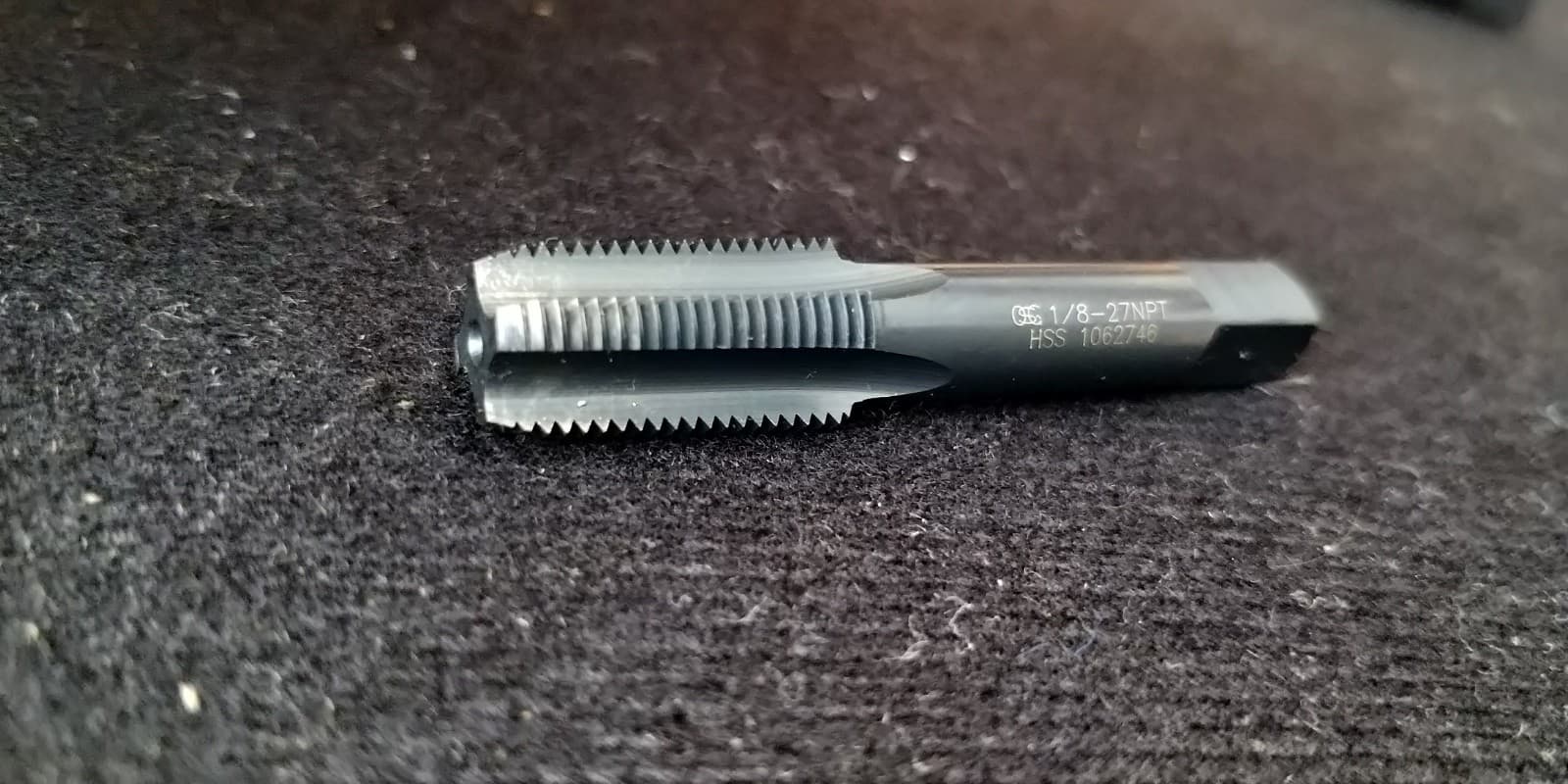 Osg 1310201 Pipe Tap, 1/8"-27, Taper, 4 Flutes, Npt 6