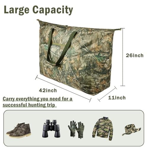 Extra Large Camouflage Scent Control Bag - 42 x 26 Inch Camouflage-1pc 2