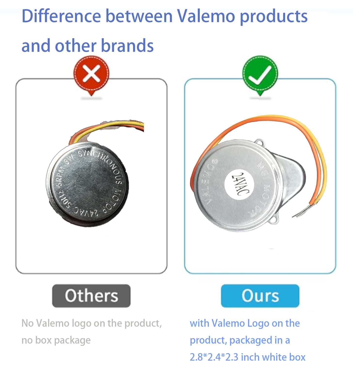 Valemo MD10: for Honeywell 802360JA Motor Used in V8043-V8044, 24 VAC Zone Valve 4