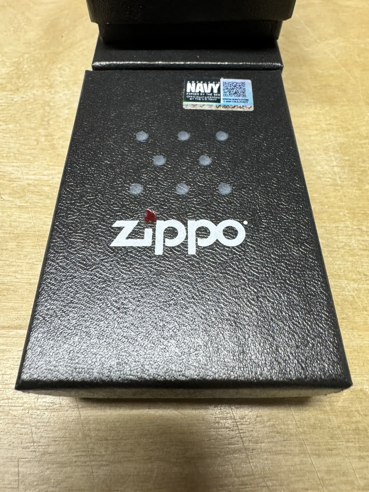 Zippo US Navy American Flag Design on Blue Lighter - 239 - New 6