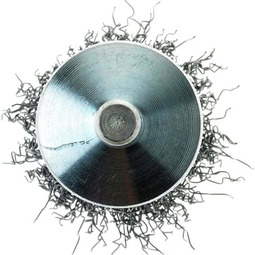 1" Crimped Wire End Brush Carbon Steel with 1/4" Shank Die Grinder PACK OF 10 3