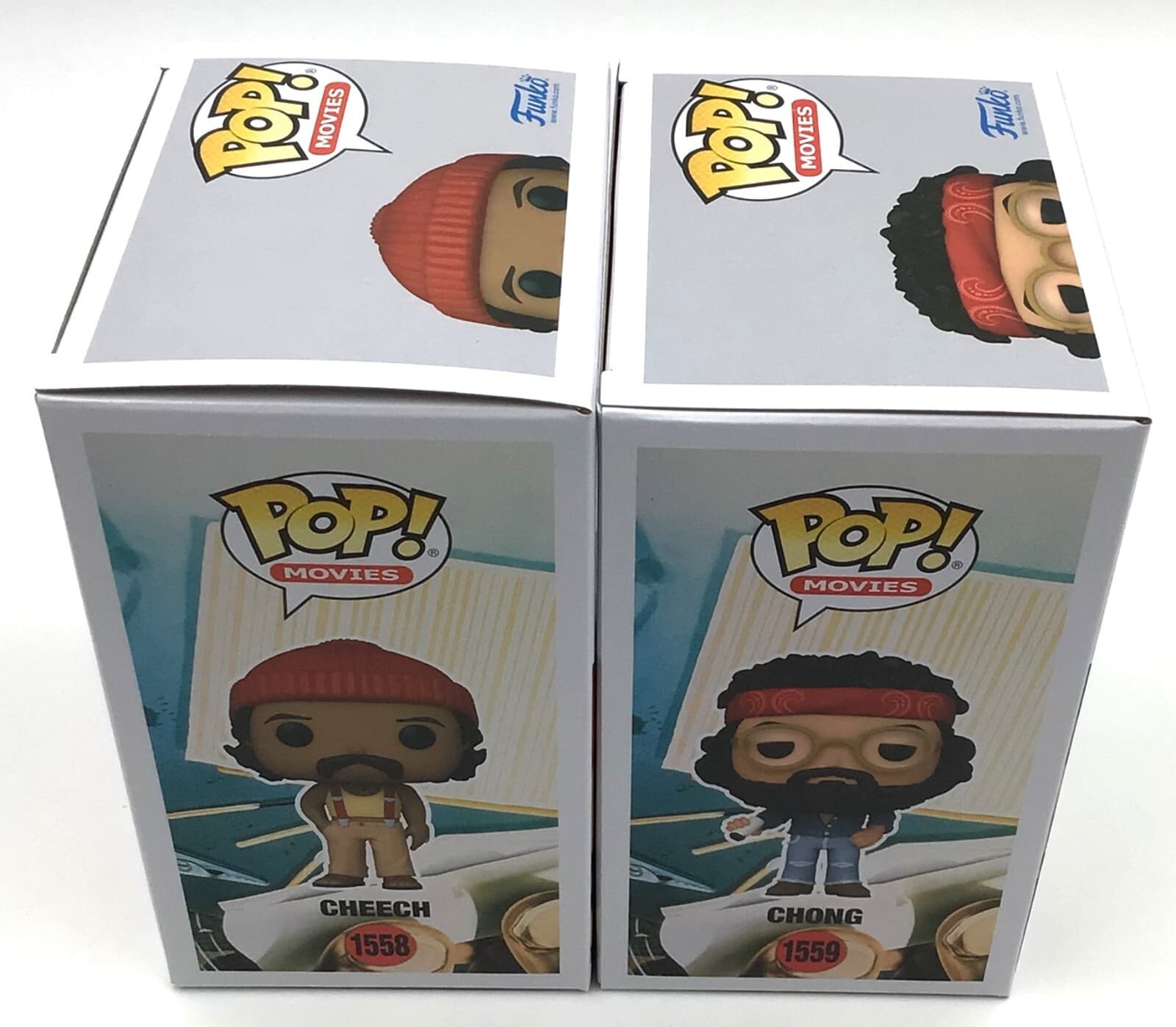 Funko Pop! Cheech & Chong Up in Smoke Cheech #1558 & Chong #1559 Set of 2 4