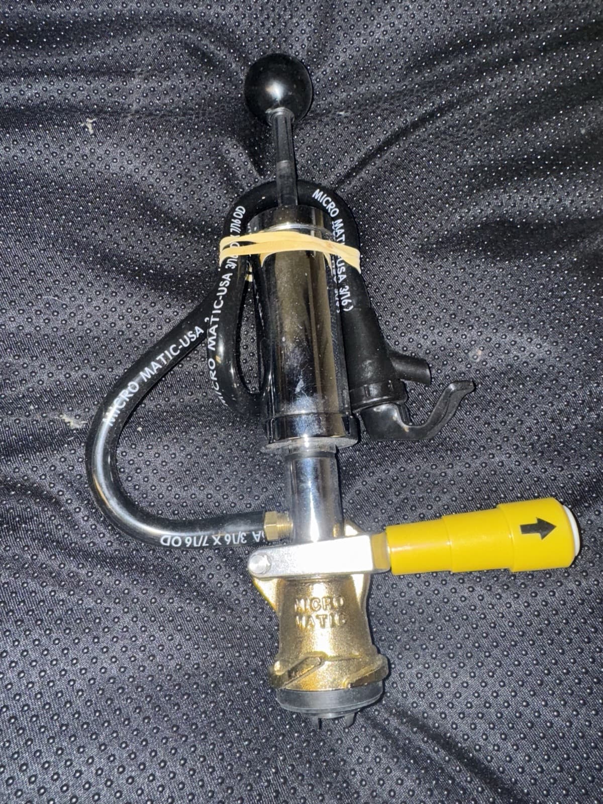 MicroMatic Beer Keg Tap Party Pump Chrome Single Valve NEW Micro Matic 2