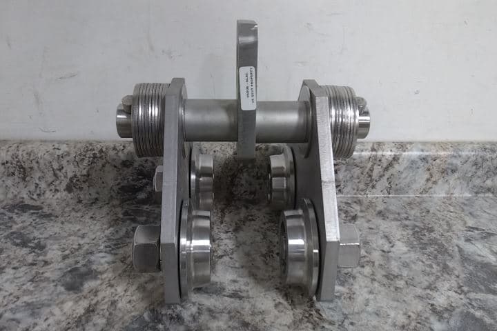 David Round SSPT-2 4,000 Lb Maximum Load Capacity Push Trolley 5