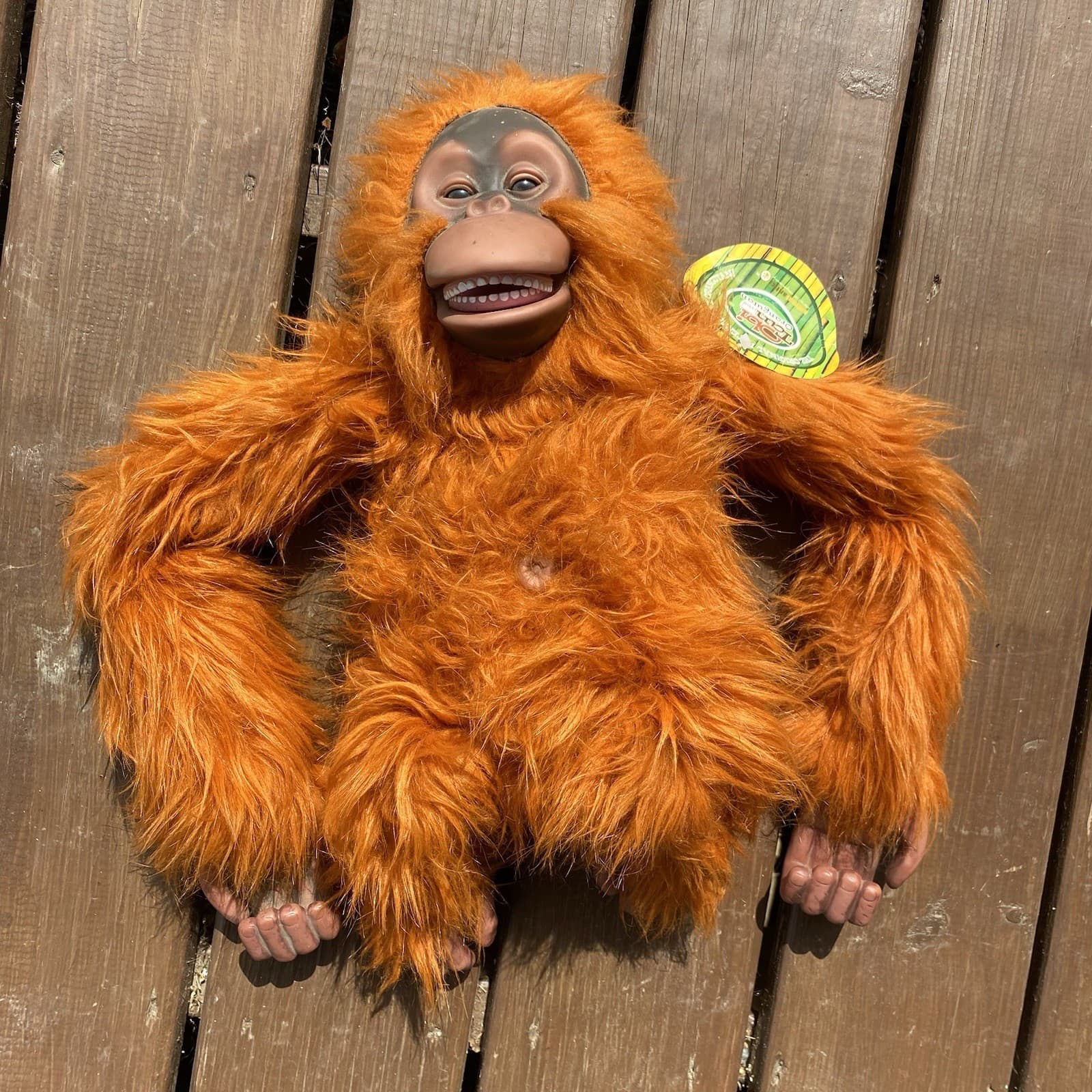 Obi Tan Orangutan Interactive Plush Toy Monkey 16" Senario 2001 Kobi Oki TESTED!