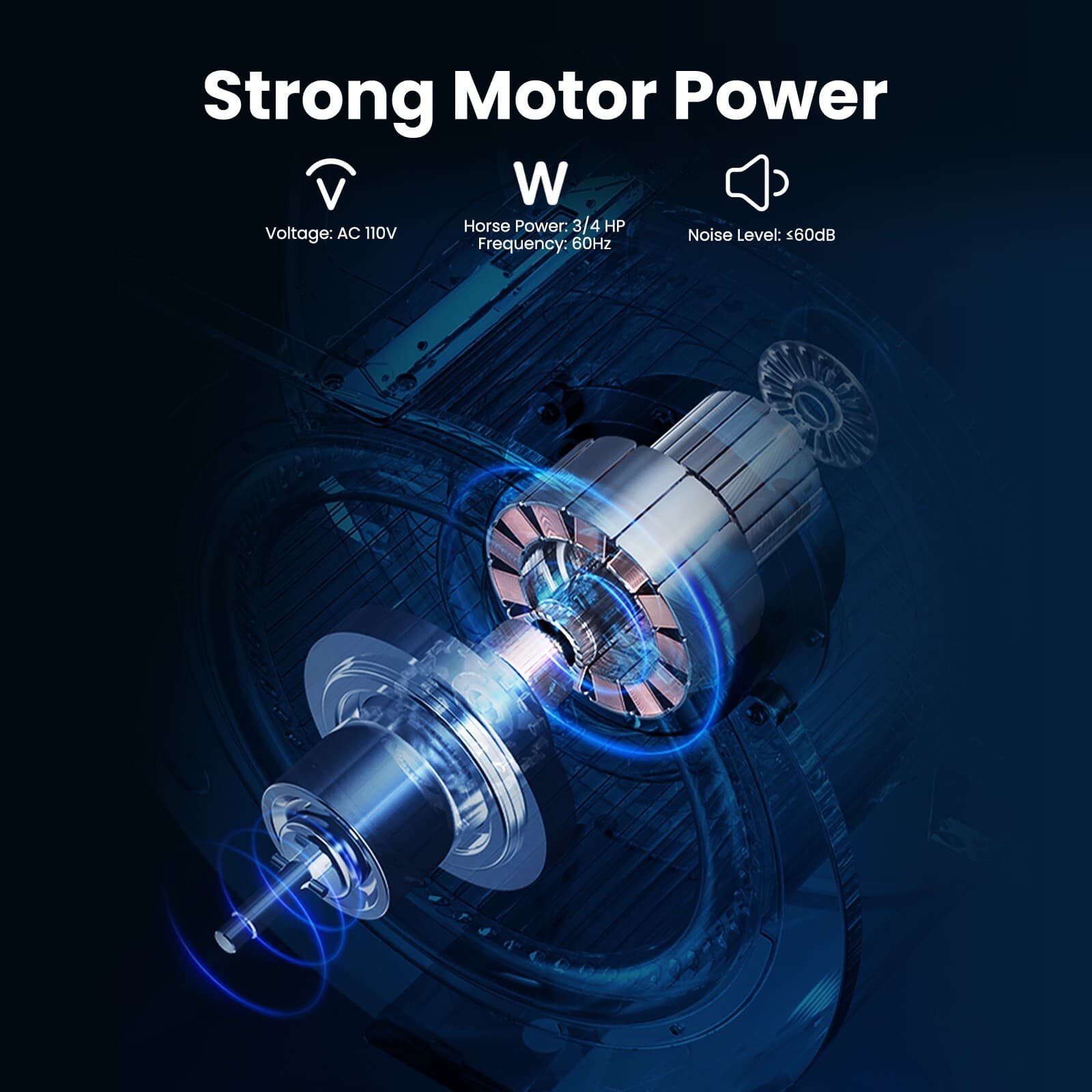 3/4 HP Pond Lake Aeration System Up to 3 Acre Compressor 2x 100Ft Weighted Tube 2