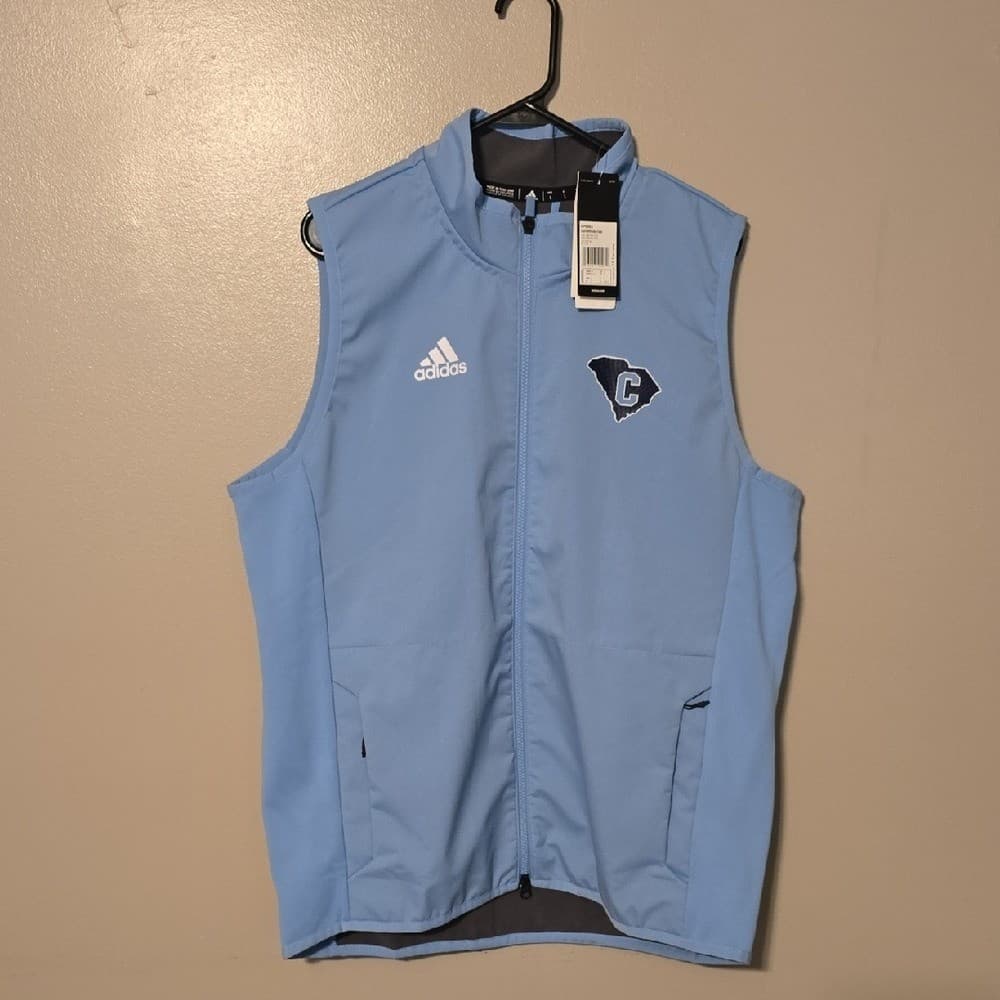 Adidas Own the Run Men's Full-Zip Wind-Resistant Slim Fit Running Vest Large NWT