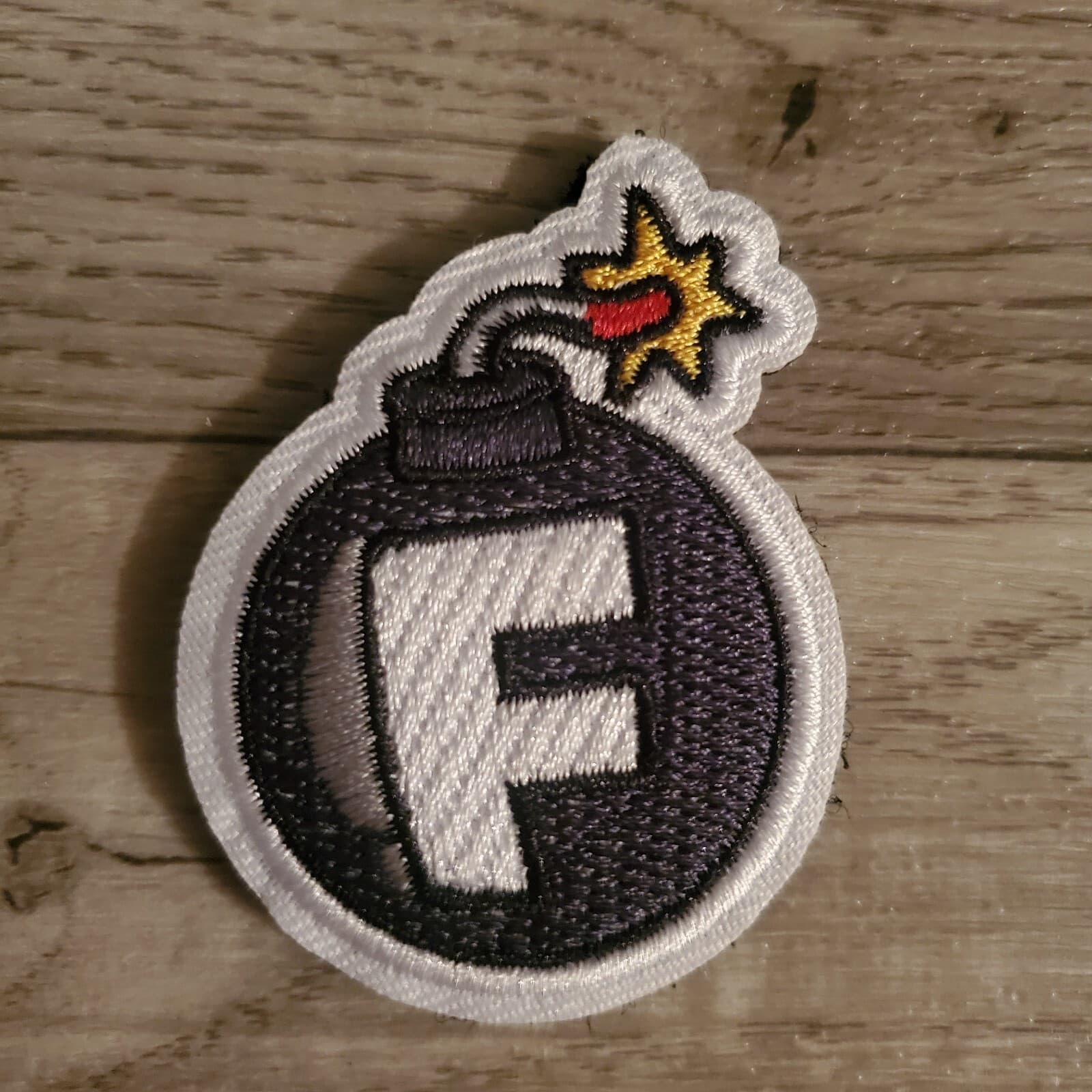 F BOMB Sarcastic Funny Tactical Morale Patch Hook and Loop