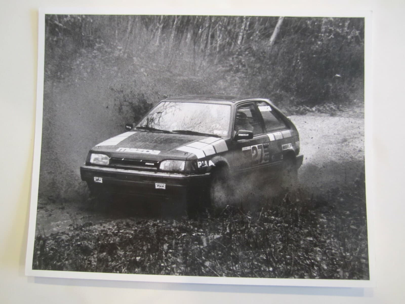 MAZDA 323 WORLD RALLY PRESS PHOTO PRINTS  2