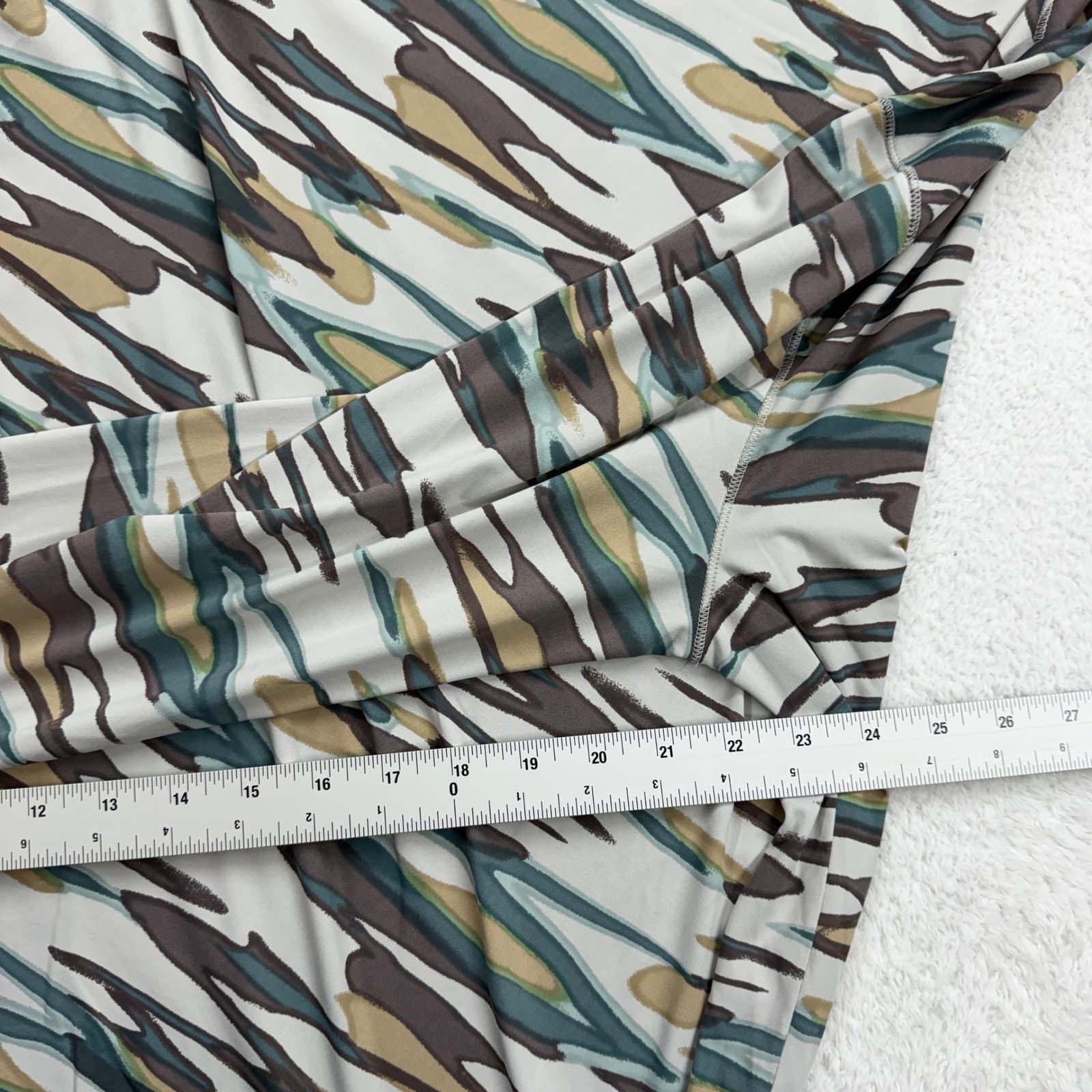 Eddie Bauer Freeshade Camo Hooded Long Sleeve Shirt Mens Medium Beige 6