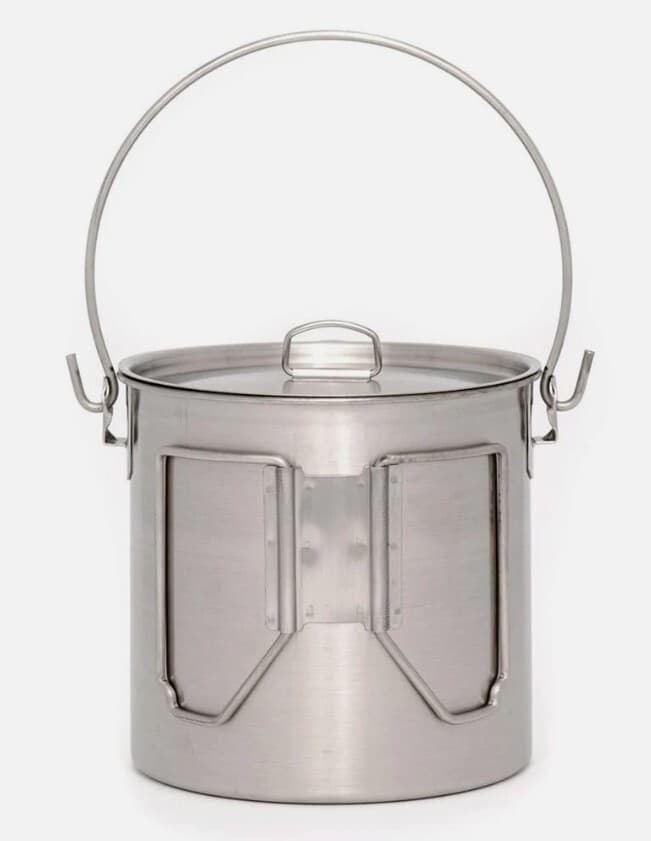 Pathfinder Stainless Steel Bush Pot and Lid Set (64 Ounce) New 5