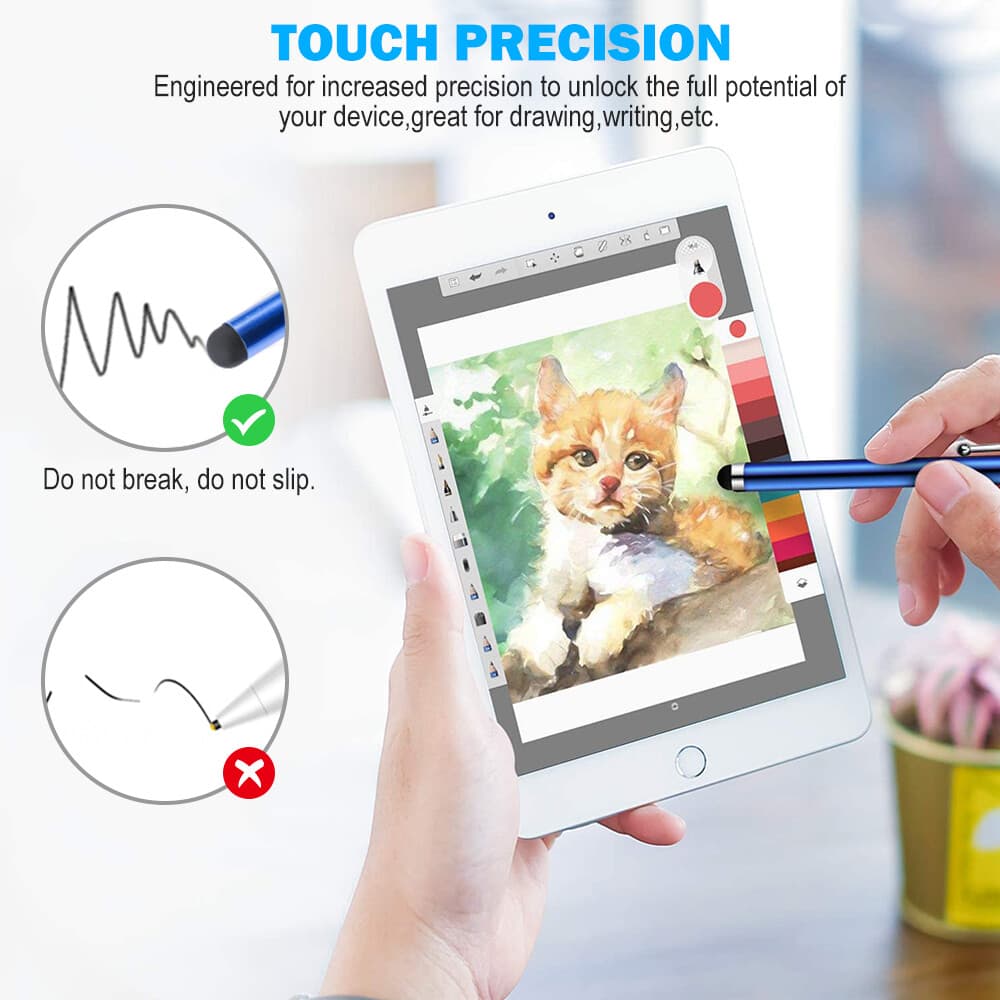 10x Touch Screen Stylus Pen Capacitive For iPad iPhone Samsung Tablet Universal 3