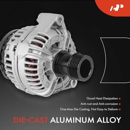  Alternator Compatible with Saab 9-3 2002-2003, 9-5 2002-2009, 2.0L 2.3L, 12V  5