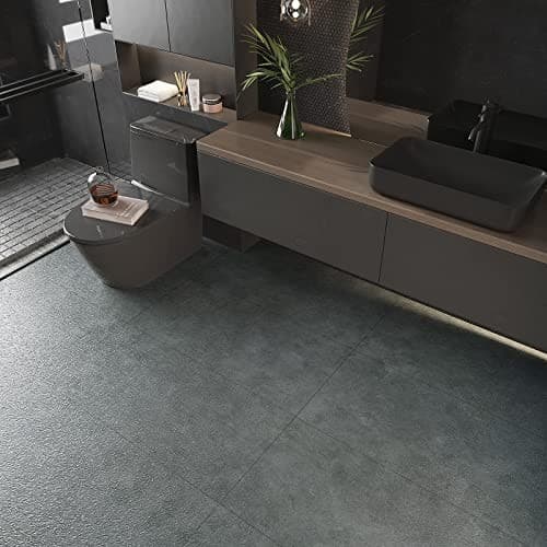  12''x24'' Peel and Stick Floor Tile Waterproof Grey Floor Tile Box of 24 Tiles 5
