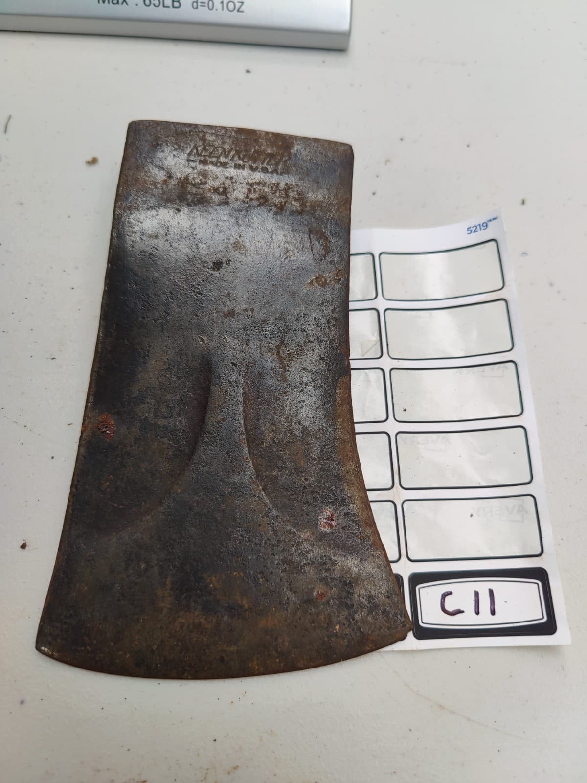 Vintage Keen Kutter Axe Head – Made in USA – 2 lb 14.8 oz – Embossed Pattern 5