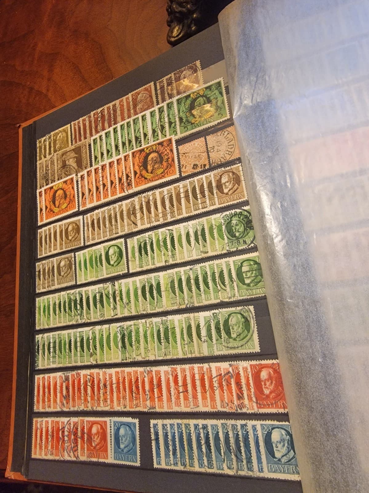 Reich, BAVARIA 1849-1920 COLLECTION OF 2160+ STAMPS MINT & USED in stockbook 4