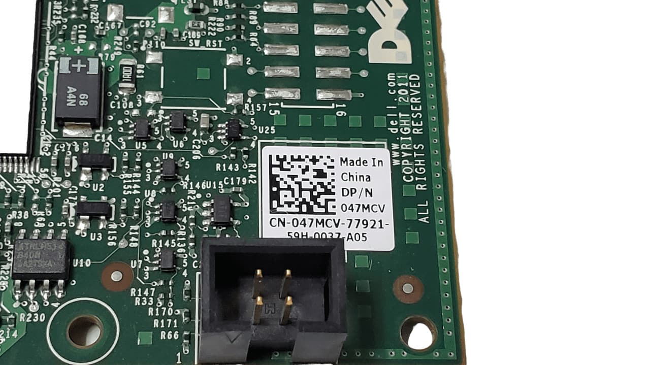 Dell 47MCV PERC H200 8-Port 6Gb PCIe SAS SATA Raid Controller 65F44 Full Height 3