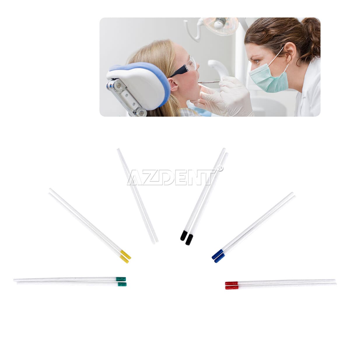 AZDENT Dental Gutta Percha Points/Absorbent Paper Points Endodontic Root Canal 4