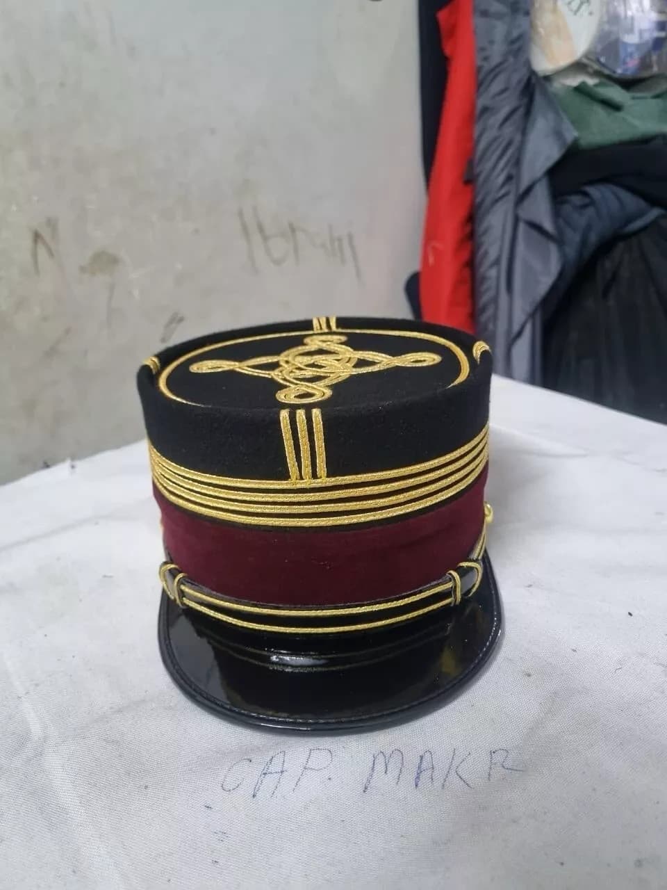 KÉPI "FOULARD" D'UN MÉDECIN PRINCIPAL DES COLONIES.reproduction cap 6