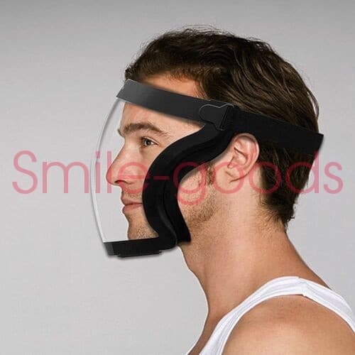 Full Face Super Protective Mask Anti-Fog Shield Safety Transparent Head Cover US 5