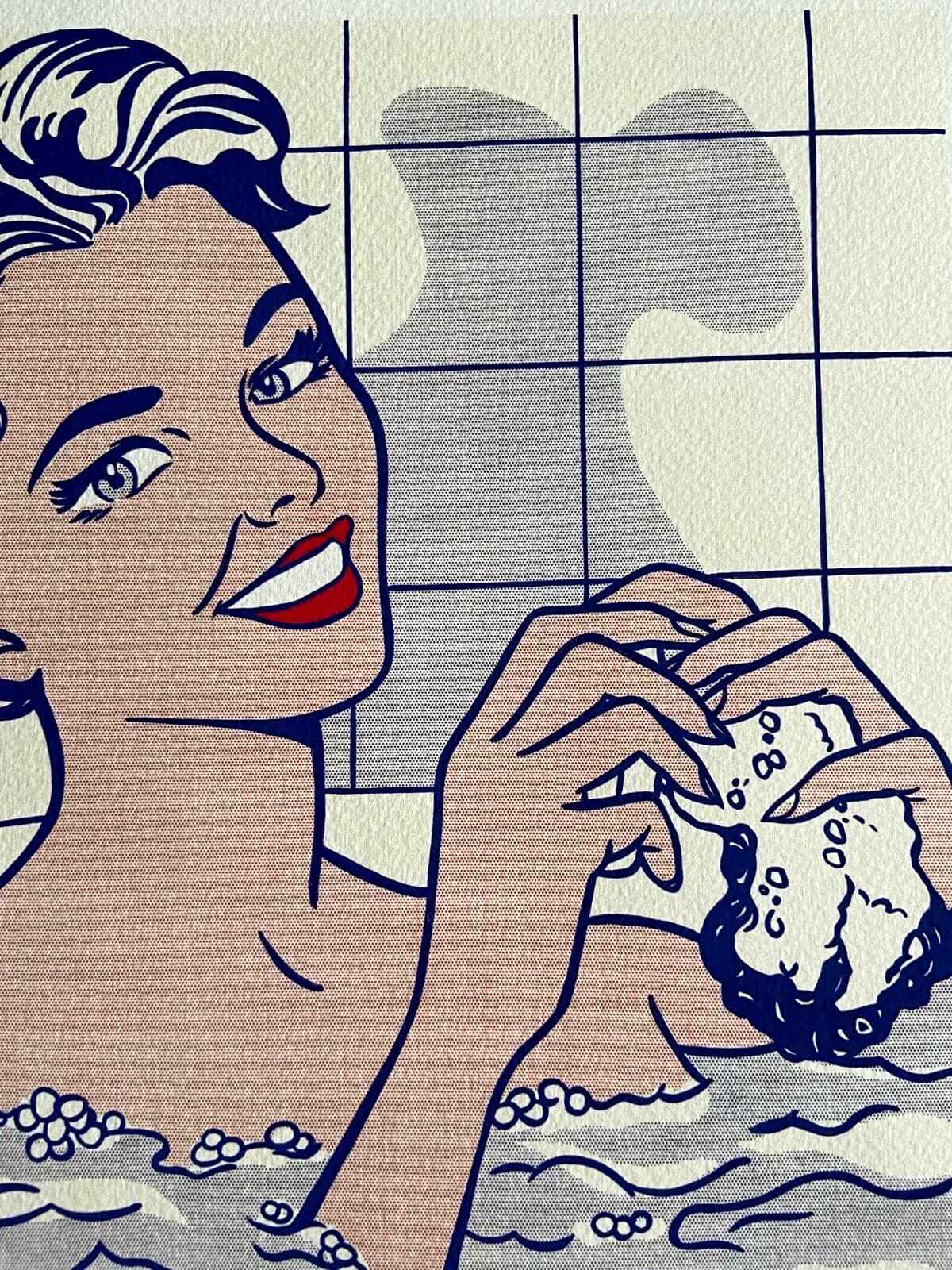 Roy Lichtenstein Lithograph COA Original Signed Numbered By Hand Rare 4