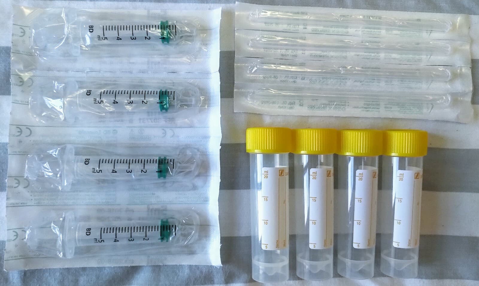 STERILE Human Artificial Insemination AI Kit speculums syringes tubes pots(NEXT) 5