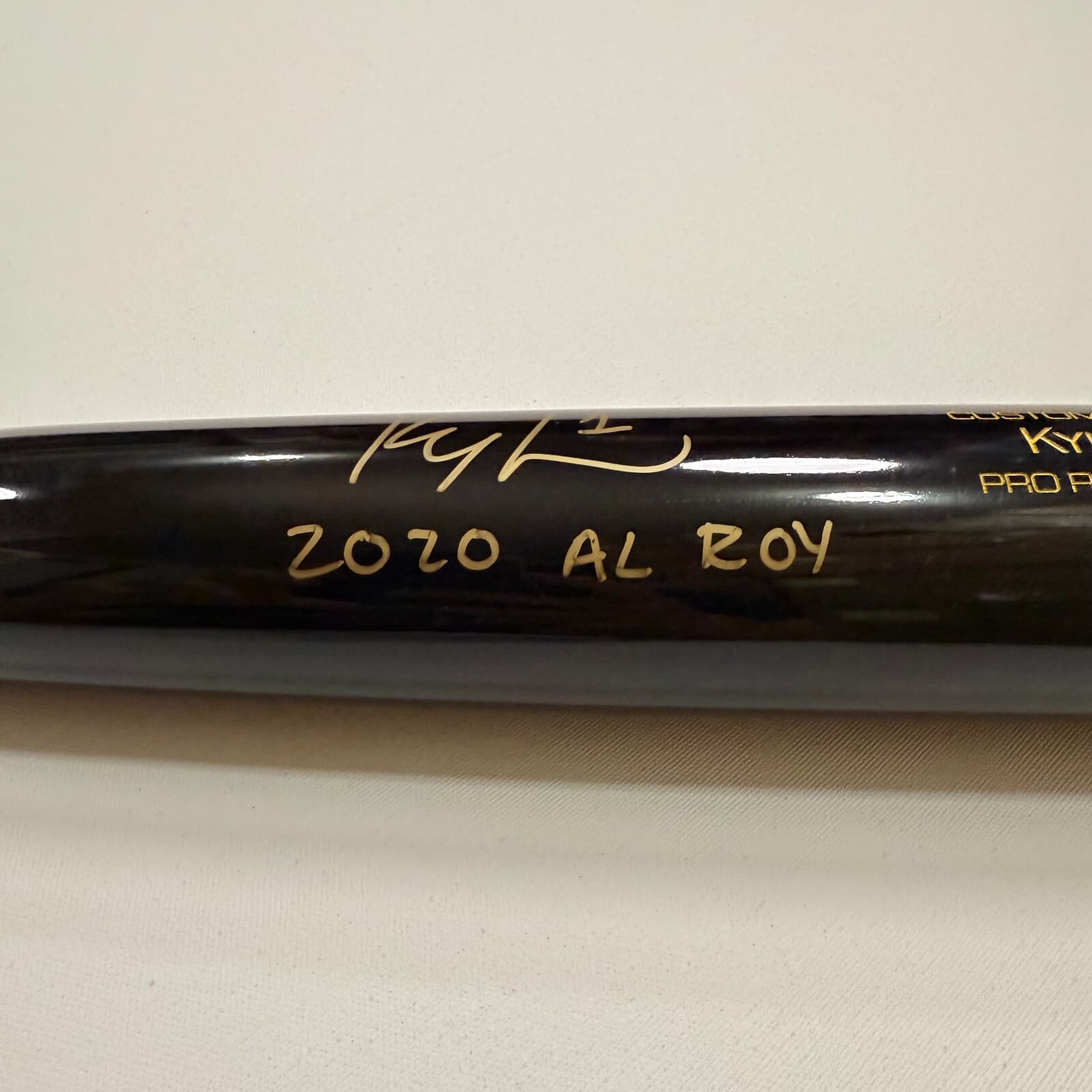 KYLE LEWIS SIGNED/AUTOGRAPHED VICTUS GAME MODEL BAT w/2020 AL ROY--FANATICS--MLB 6