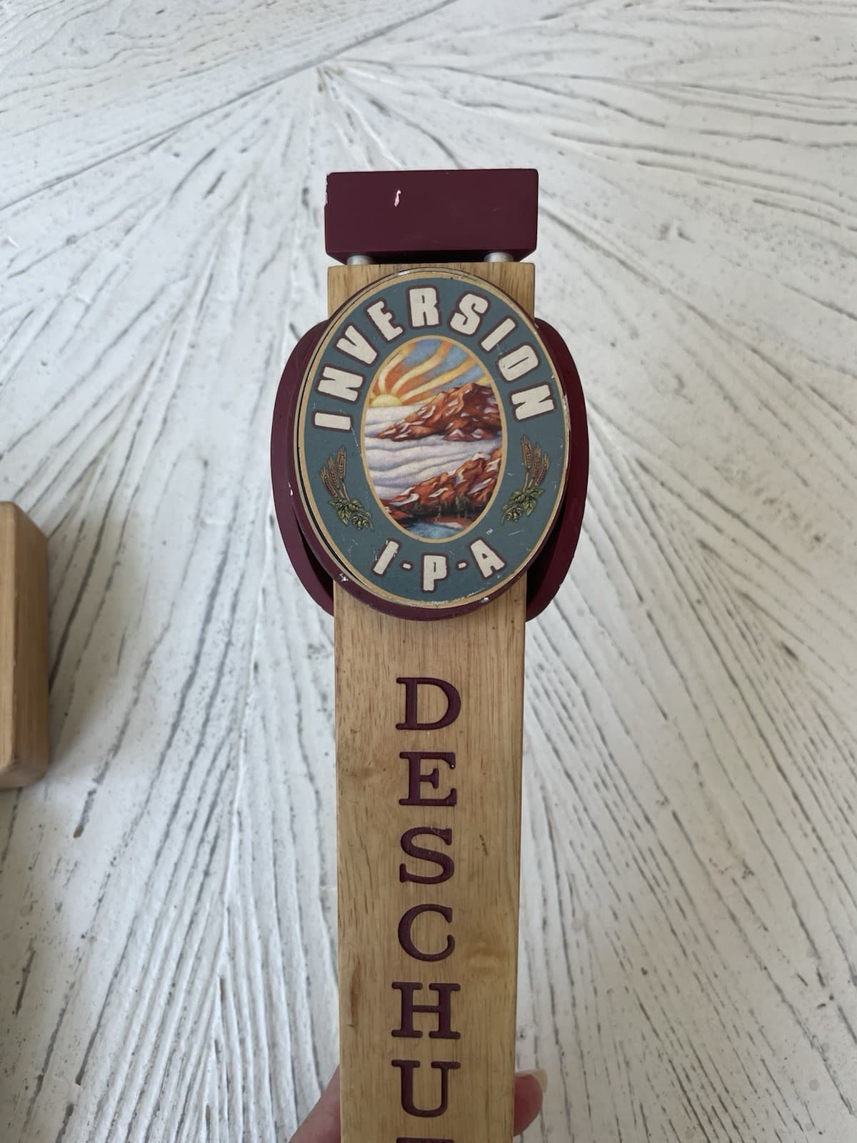 Beer Tap Handles Lot of 2 Deschutes IPA & Blank Wood 5