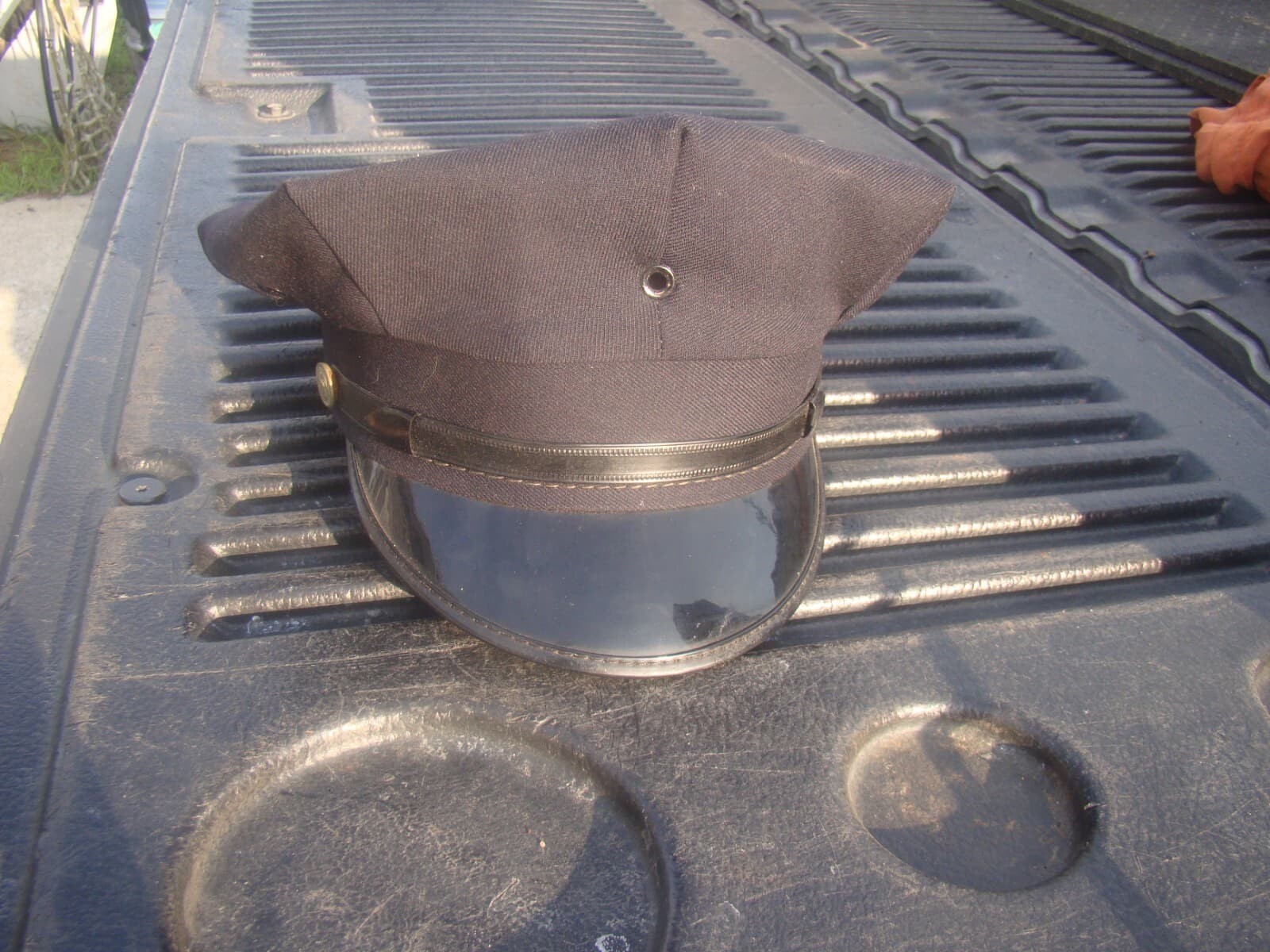 Vtg Fireman's Fire Department Dress Uniform Hat Cap Size 7 1/8