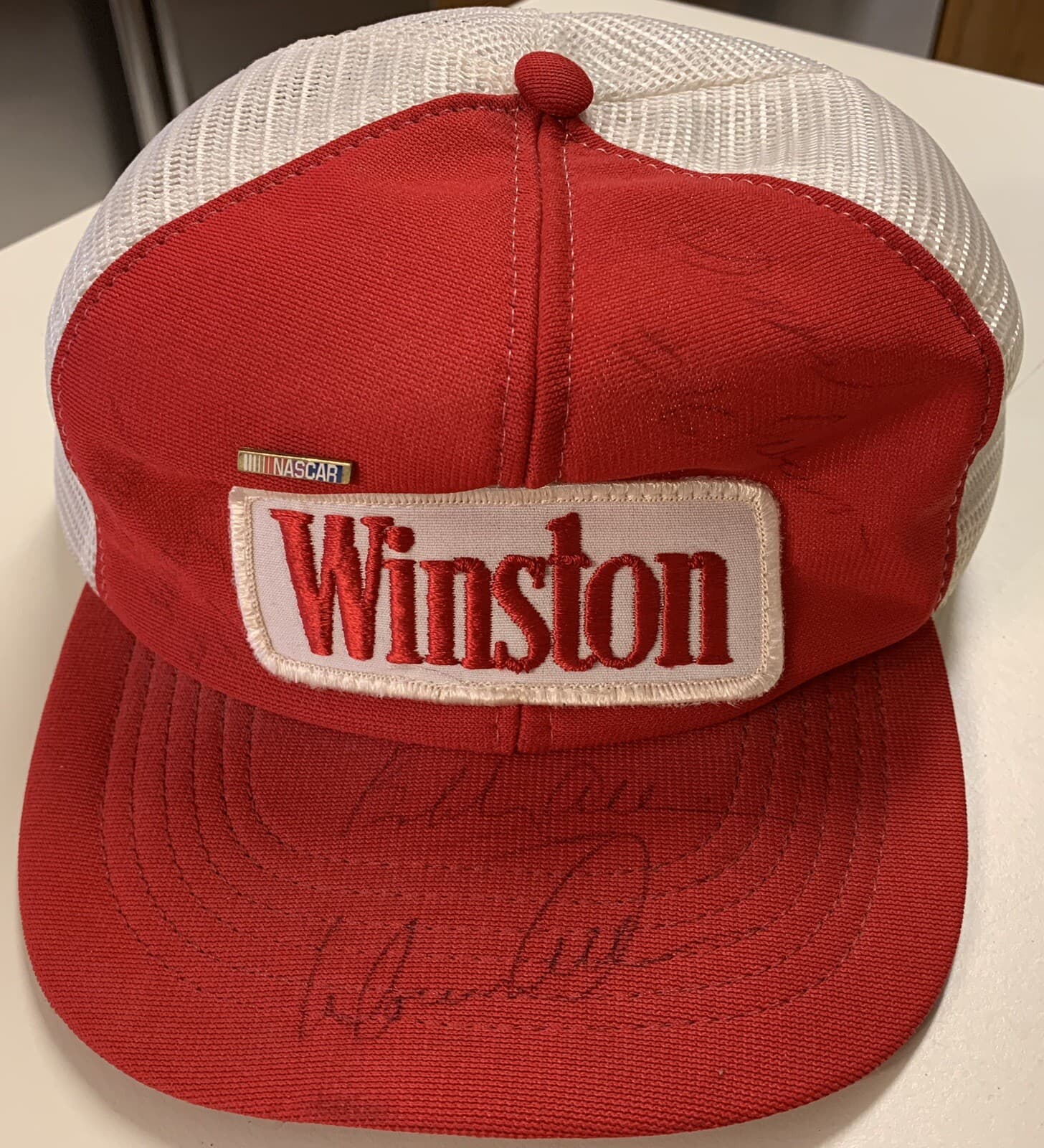 Nascar Hat Multiple Signatures / Autographs Greenville-Pickens Speedway WINSTON